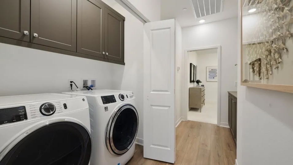 Laundry and closet